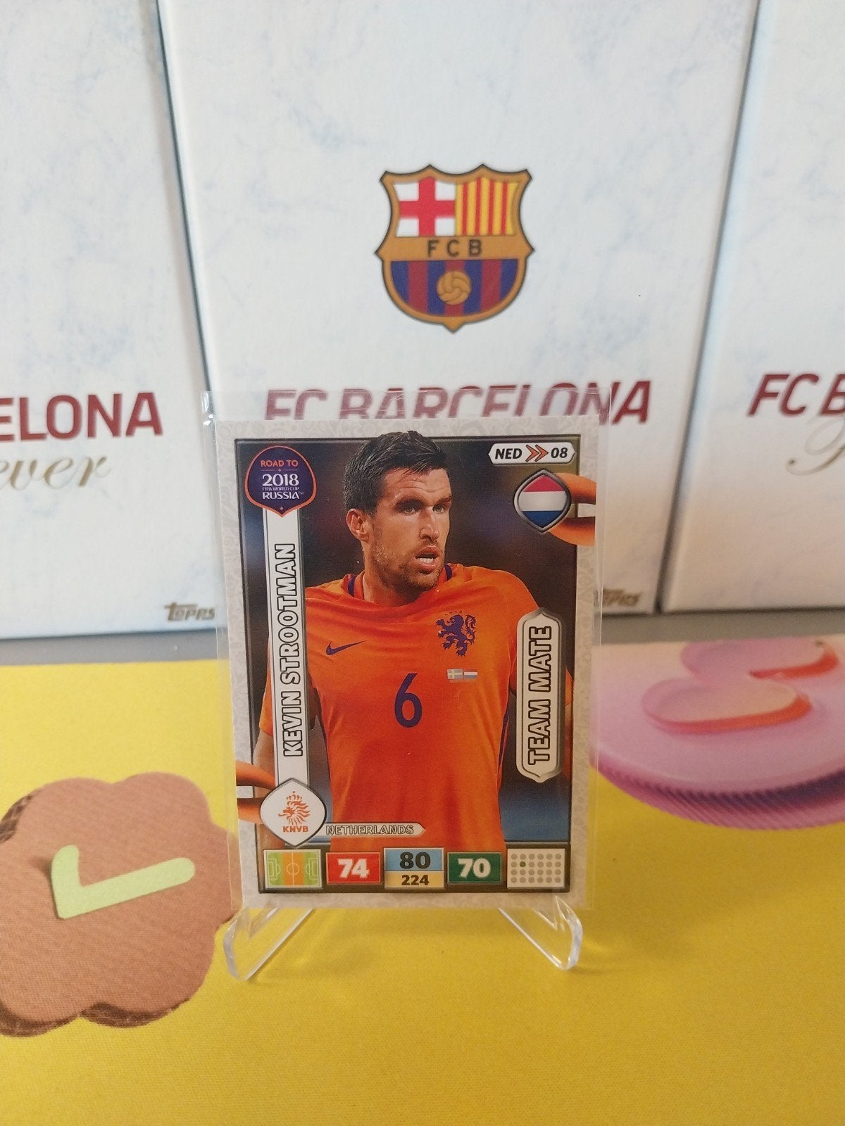 Kevin Strootman Road to Russia 2018, Ophalen of Verzenden, Zo goed als nieuw, Overige binnenlandse clubs, Poster, Plaatje of Sticker