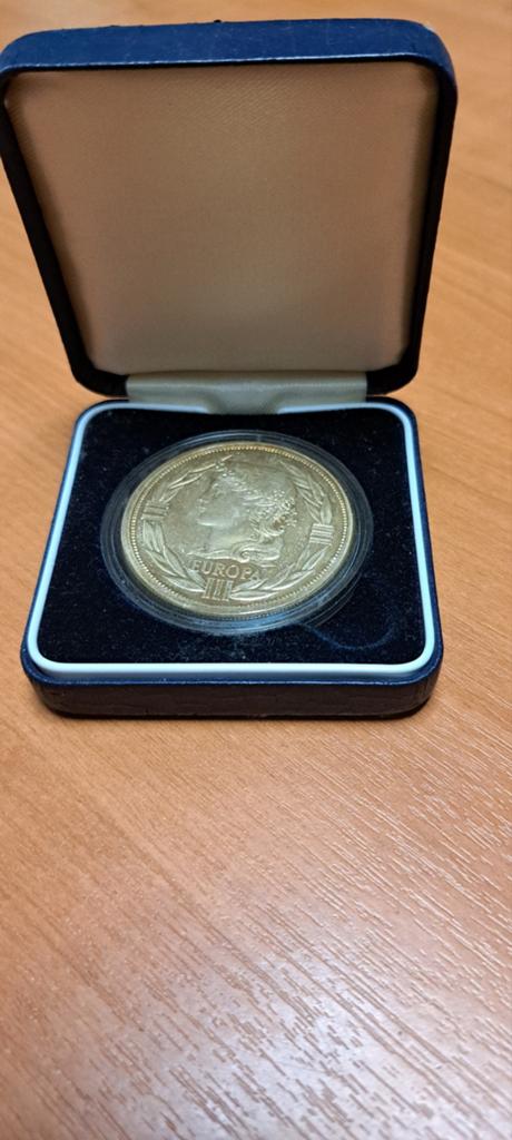 Franse ECU Europa herdenkingsmedaille 1993 - Pierre Rodier, Ophalen of Verzenden, Brons, Buitenland