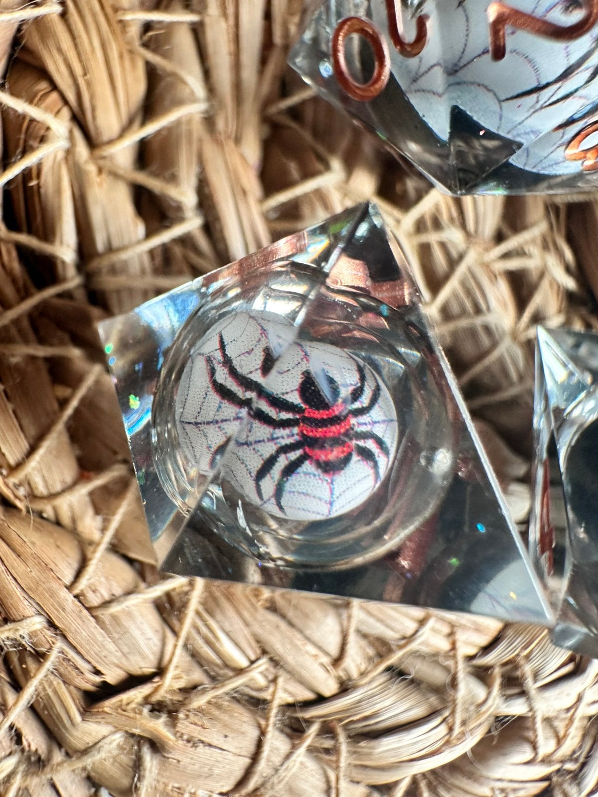 DND Dice / spiders / spin / D&D / RPG / dobbelstenen / nieuw, Ophalen of Verzenden, Nieuw, Overige soorten