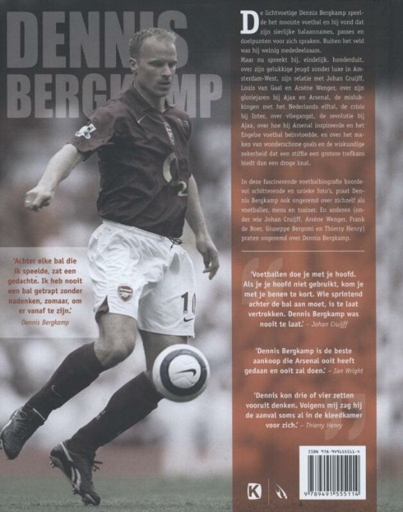 sport boek  DENNIS BERGKAMP, Boeken, Ophalen of Verzenden, Nieuw, Balsport