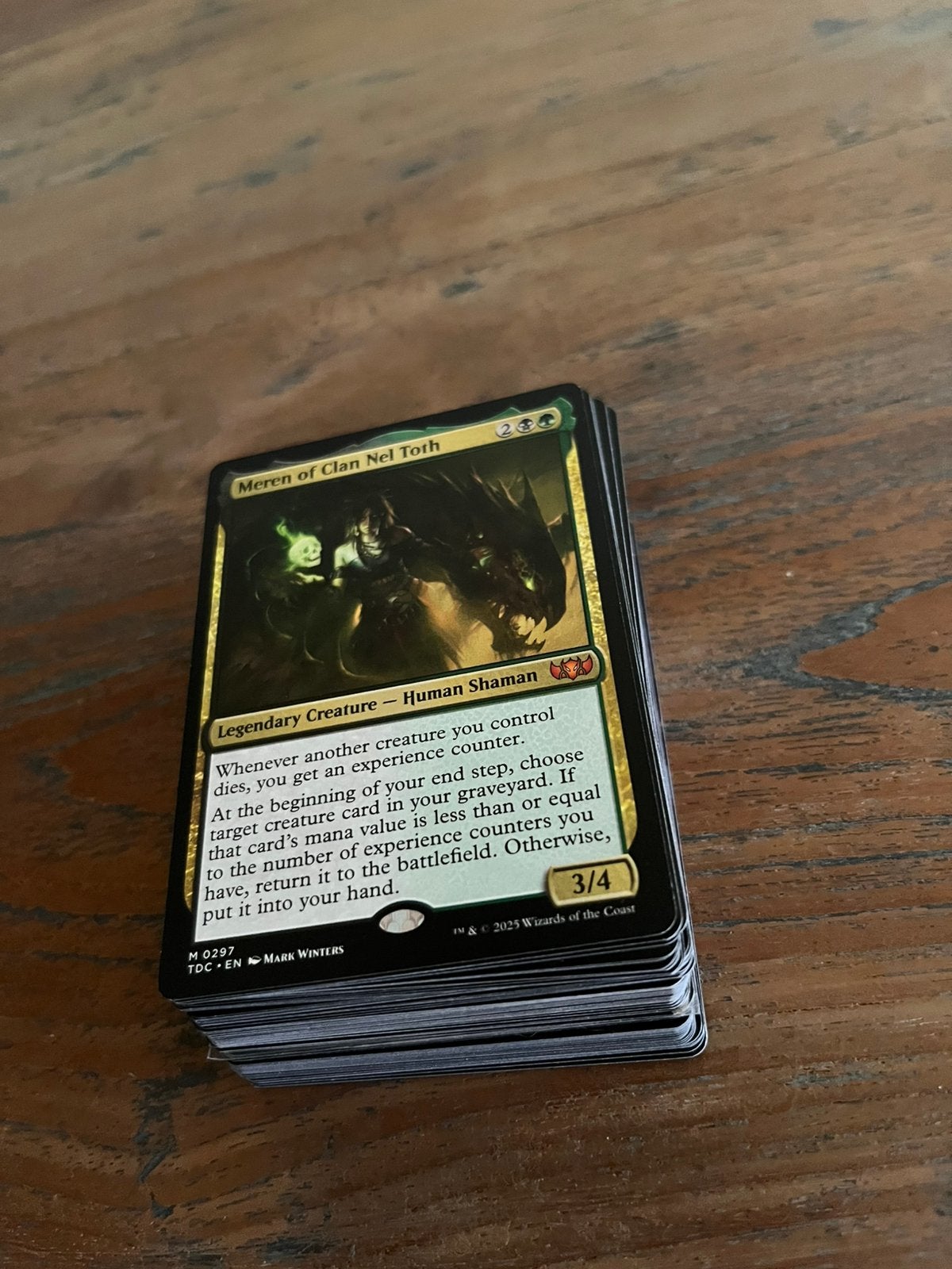 Magic the gathering deck meten graveyard, Ophalen of Verzenden, Zo goed als nieuw, Speeldeck
