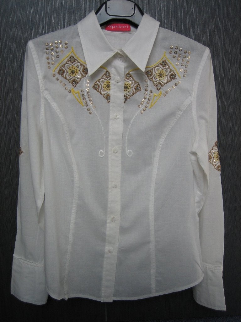 Blouse bloes Apriori 36 S zgan, Kleding | Dames, Ophalen of Verzenden, Zo goed als nieuw, Maat 36 (S), APriori