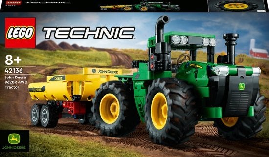 Lego 42136 - John Deere tractor, Lego, Nieuw, Ophalen of Verzenden, Technic
