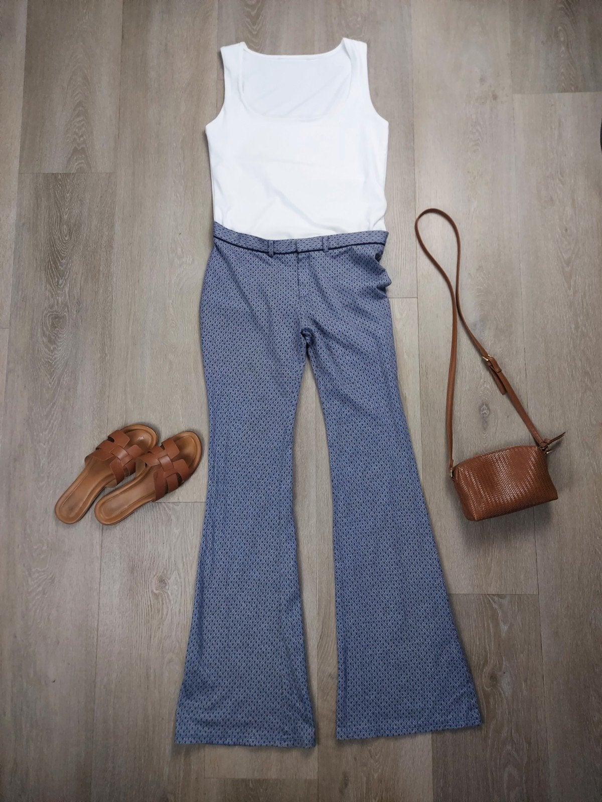 Stieglitz Lichtblauwe Flared Broek Maat 40, Maat 38/40 (M), Stieglitz, Zo goed als nieuw, Lang