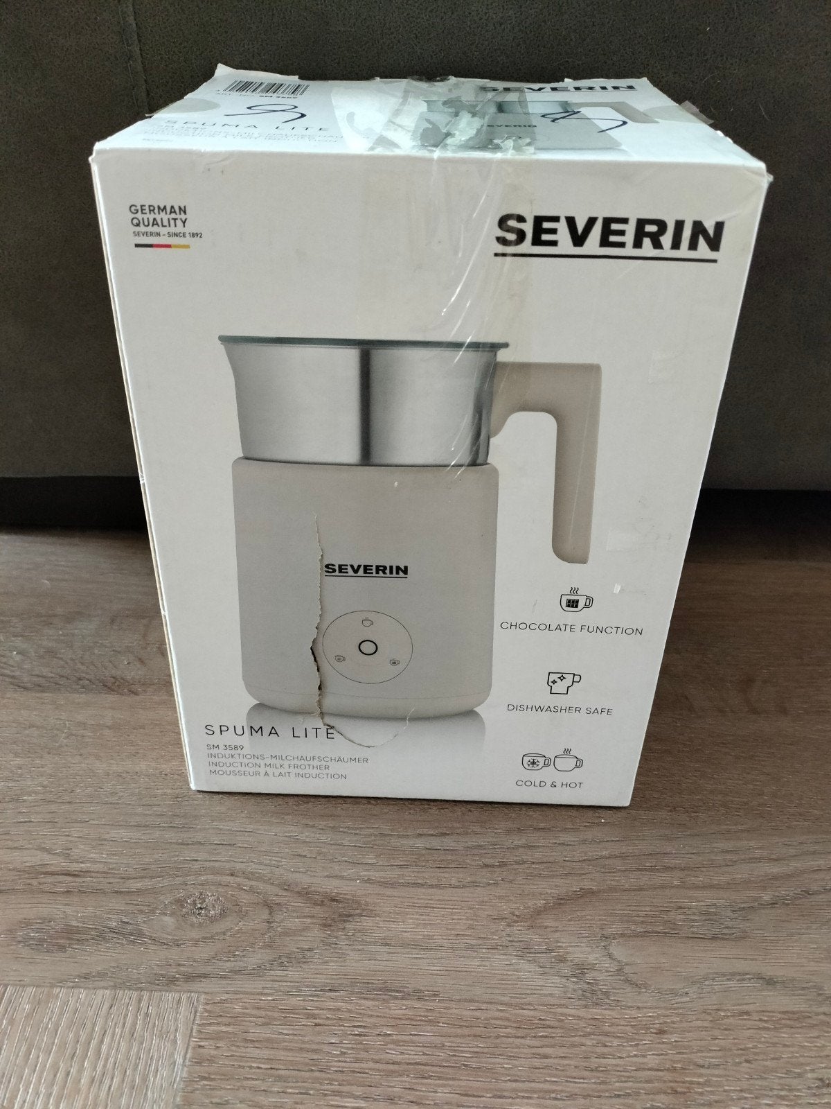 Severin Spuma Lite Melkopschuimer - Nieuw in doos, Witgoed en Apparatuur, Melkopschuimers, Ophalen of Verzenden, Nieuw, Elektrische melkopschuimer