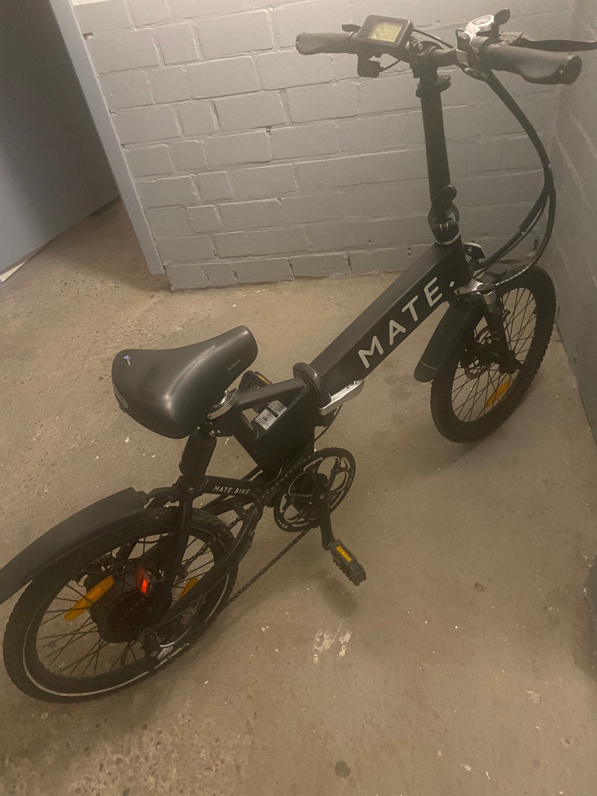 Mate e-bike, Versnellingen, Zo goed als nieuw, 18 tot 20 inch, Deels opvouwbaar