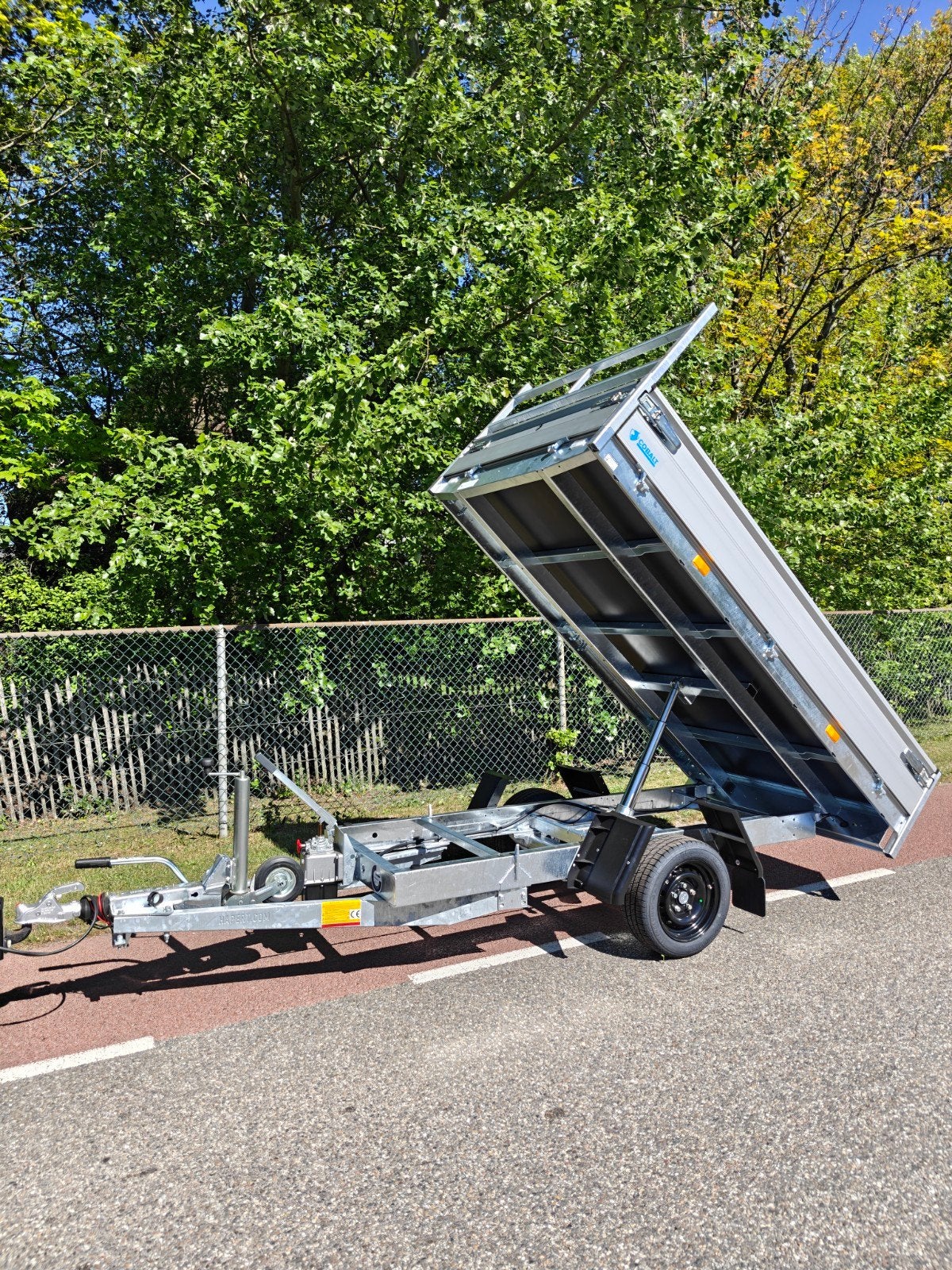 Demo Hapert kipper aanhanger 1500KG, Auto diversen, Ophalen of Verzenden, Zo goed als nieuw