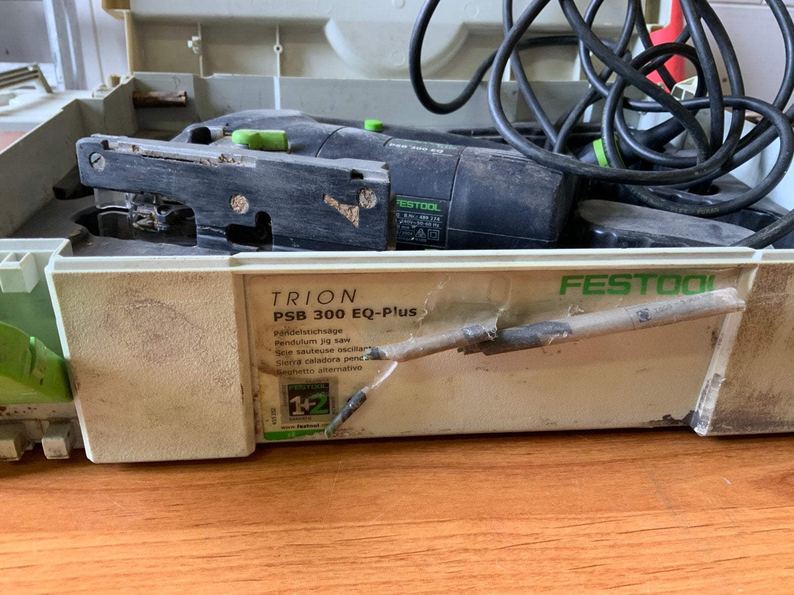 Festool PSB 300 EQ decoupeerzaag in Systainer, Doe-het-zelf en Verbouw, Ophalen, Gebruikt, Decoupeerzaag, 30 tot 70 mm
