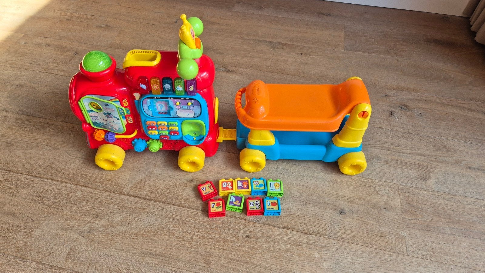 VTech Baby Loop en Leer Trein met aanhanger, Ophalen, Gebruikt