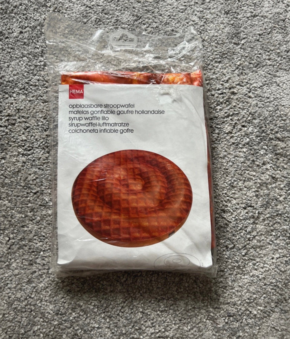 Luchtbed / opblaasbare stroopwafel van Hema, Ophalen of Verzenden, Nieuw
