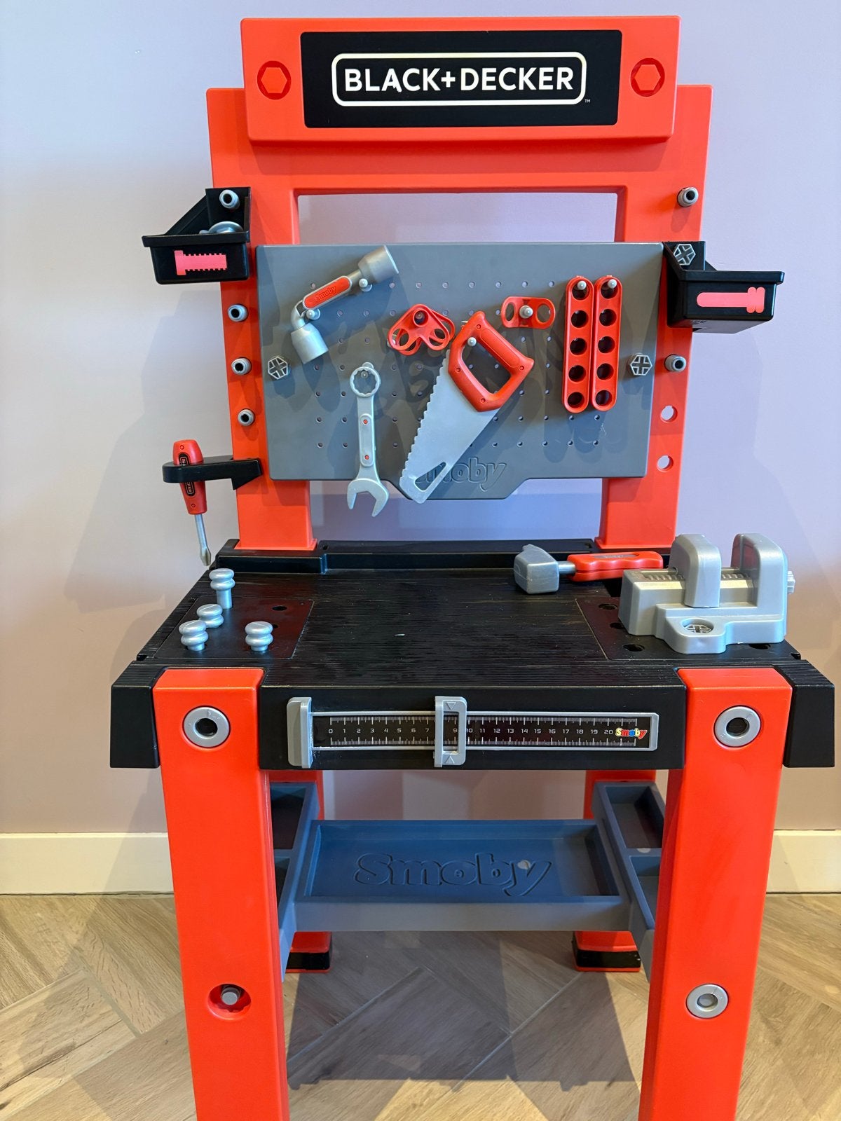 Black+Decker Smoby Werkbank voor kinderen, Ophalen, Zo goed als nieuw, Bouwen