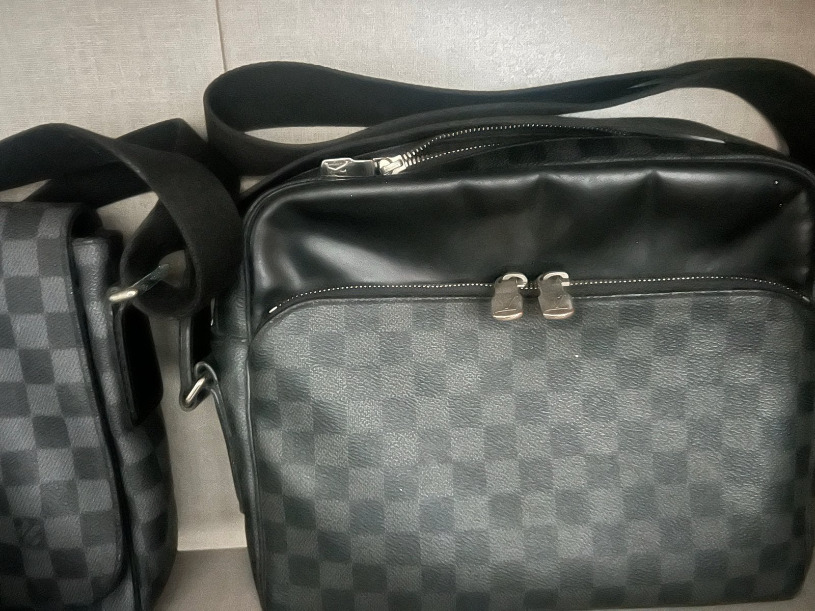 Originele Louis Vuitton dayton tas te koop, Ophalen, Gebruikt, Zwart