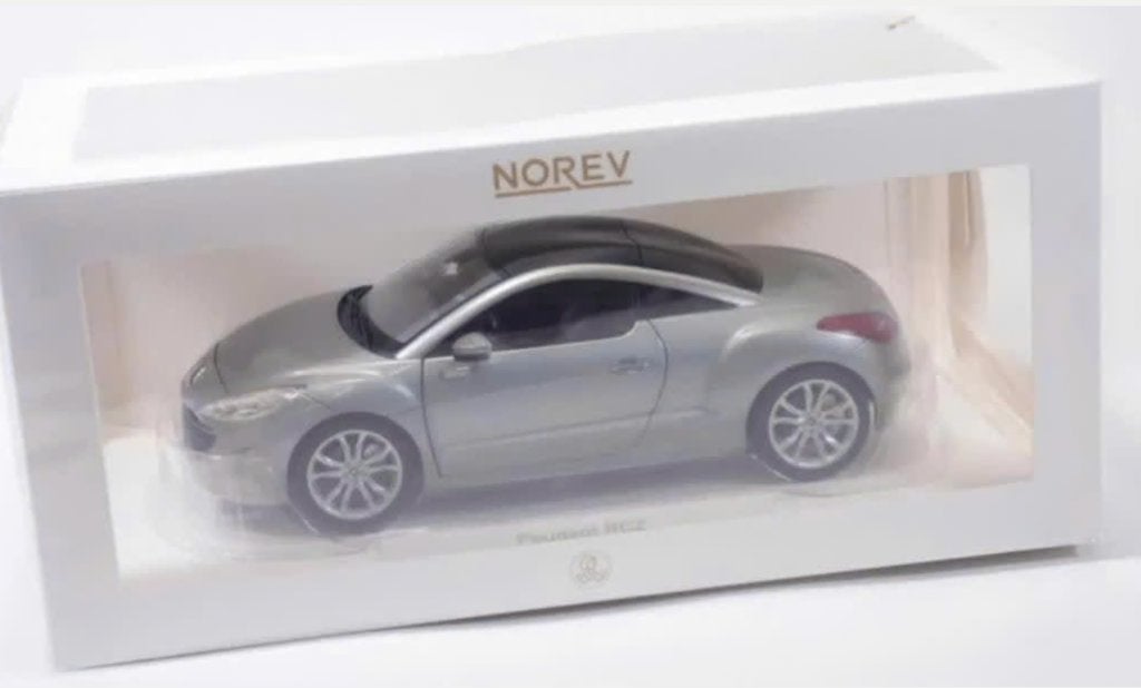 Peugeot RCZ 2010 Mercury Grijs schaal 1/18 NOREV ref. 184875, Ophalen of Verzenden, Nieuw, Auto, Norev