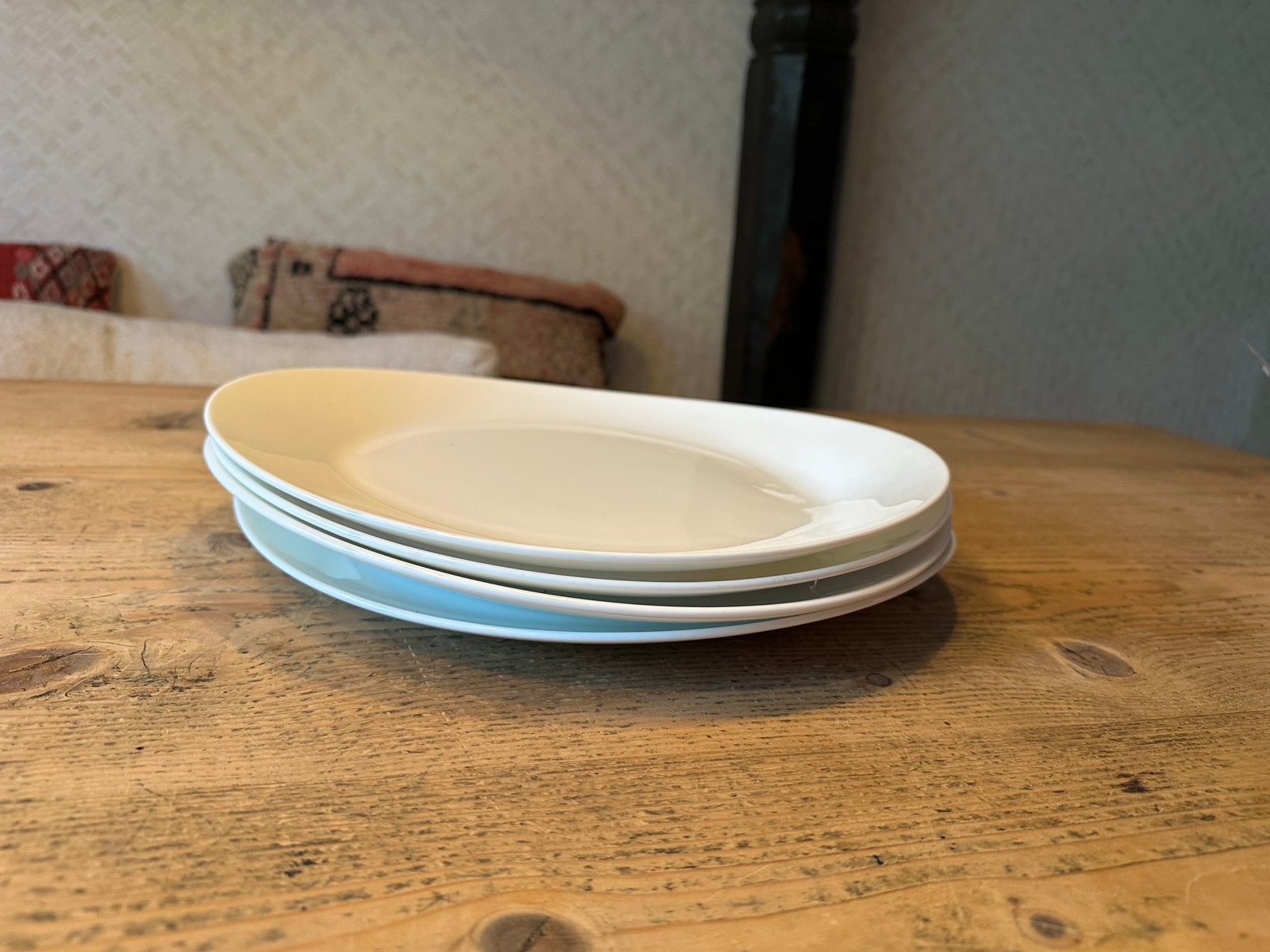Skyn ikea grote dinerborden 31 cm 4 stuks, Ophalen of Verzenden, Zo goed als nieuw, Bord(en), Overige stijlen