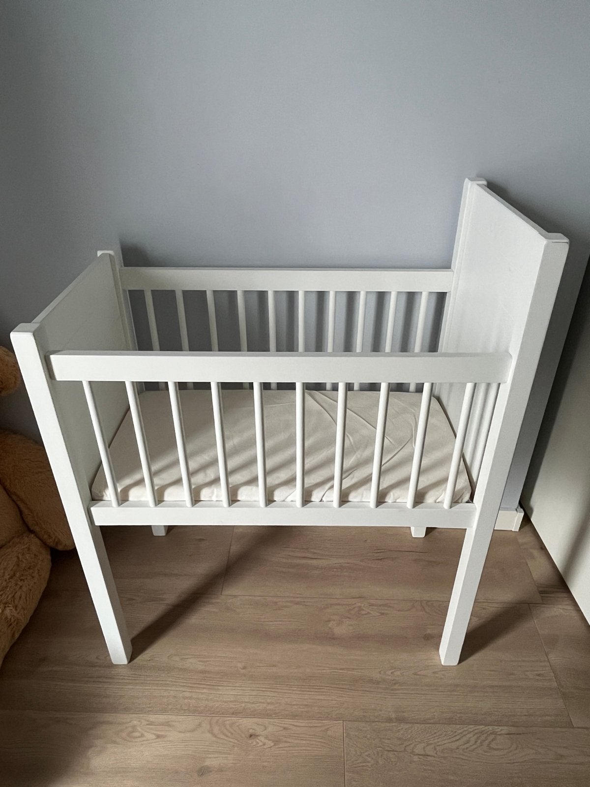 Kidsmill Noa Wieg - Mat Wit, Ophalen, Zo goed als nieuw, Wieg