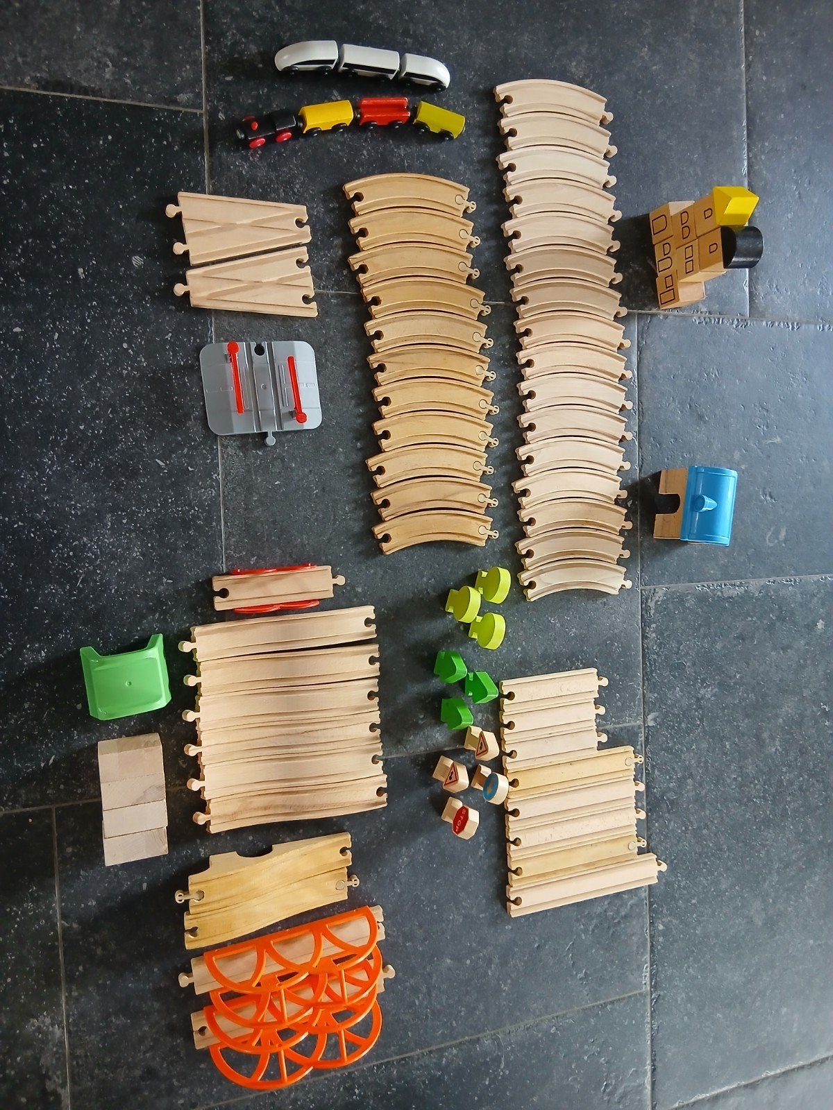 Houten treinbaan, Kinderen en Baby's, Ophalen of Verzenden