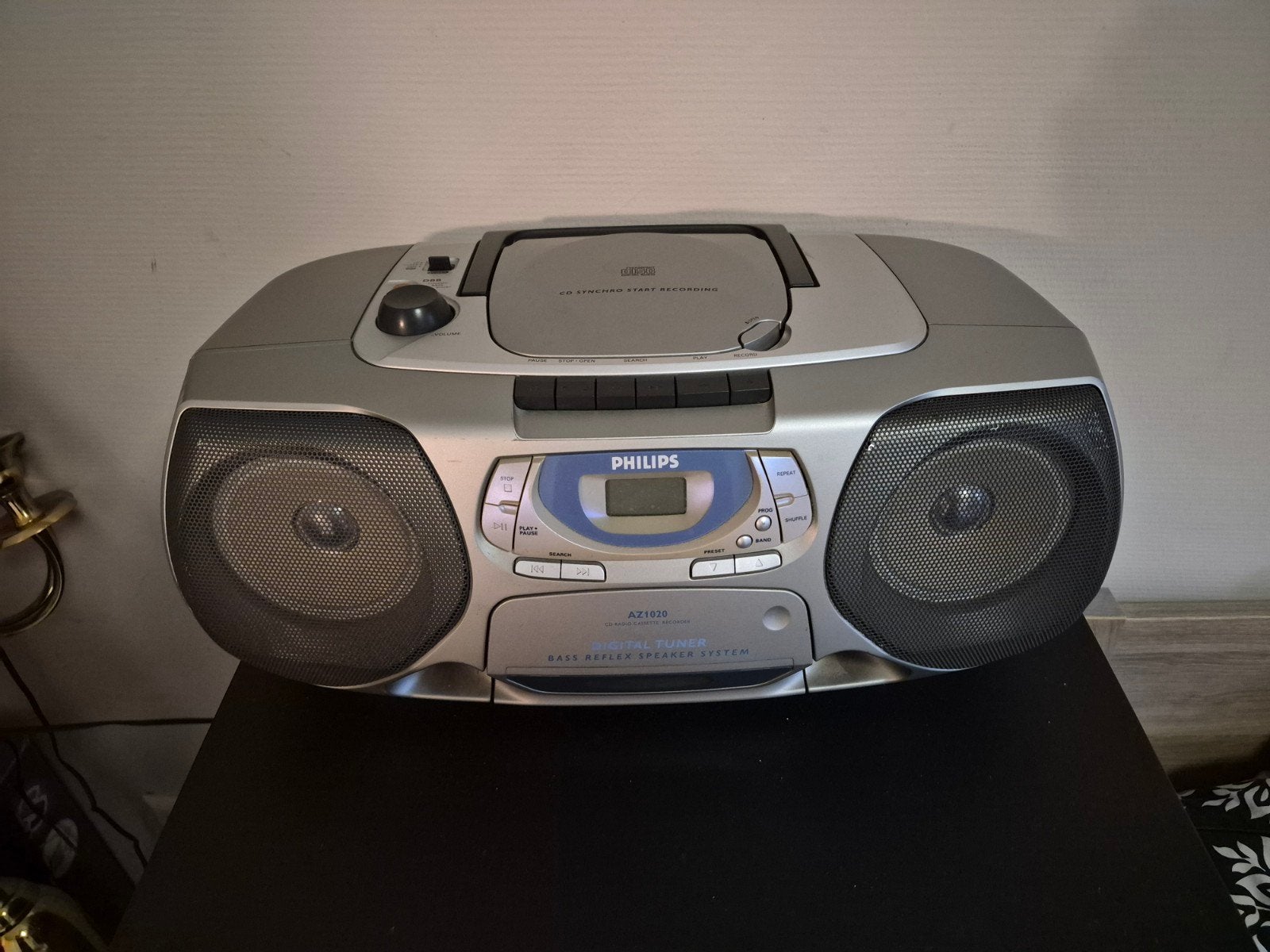 Philips AZ1020 CD / Radio Boombox - Goed Werkend, Ophalen of Verzenden, Gebruikt, Radio, Met cd-speler