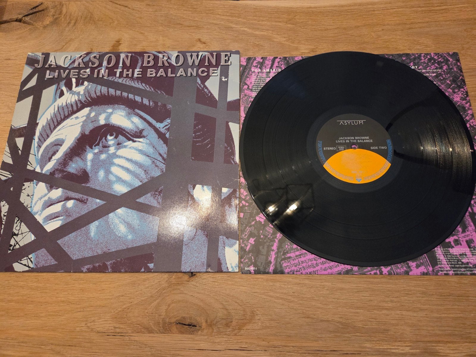 Jackson Browne lives in the balance LP, Cd's en Dvd's, Vinyl | Pop, Ophalen of Verzenden