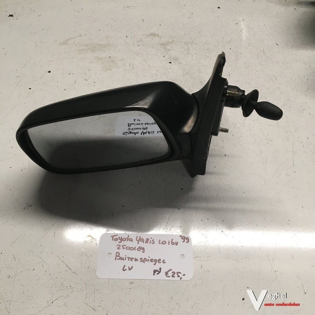 Toyota Yaris 1.0 16v 1999 2500189  Buitenspiegel handbed. Li, Gebruikt, -, -, Ophalen of Verzenden