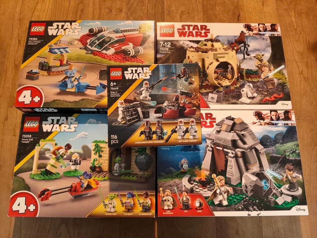 Lego Star Wars - lege dozen 5x, Ophalen, Overige typen, Lego, Star Wars