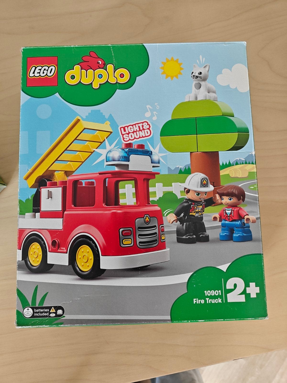 Lego Duplo Brandweerwagen (10901) - Compleet met doos, Kinderen en Baby's, Compleet, Ophalen of Verzenden, Duplo, Complete set
