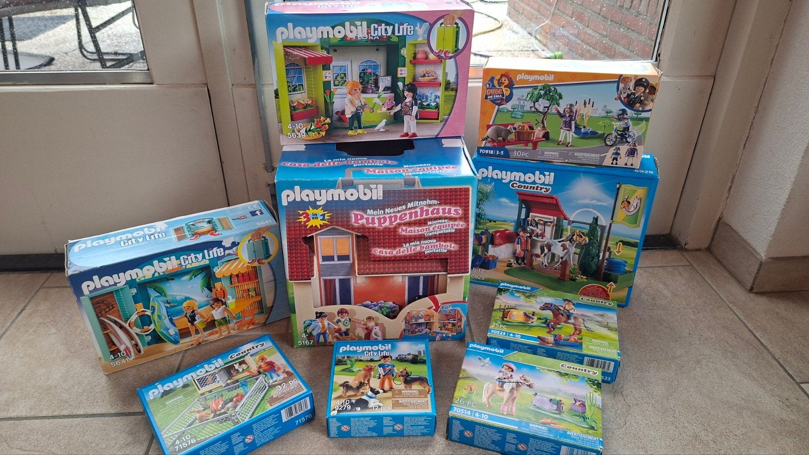 Grote Playmobil collectie: City Life, Country, Poppenhuis, Ophalen of Verzenden, Zo goed als nieuw, Jongen of Meisje
