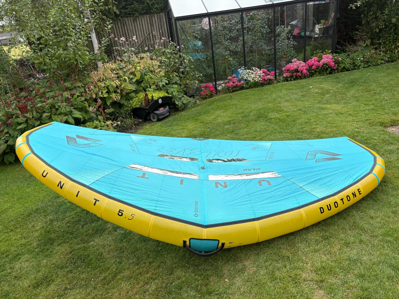 Duotone Unit DLAB 5.5 Wingfoil Wing - Zo goed als nieuw, Watersport en Boten, Wingsurfen, Ophalen, Zo goed als nieuw, Wingsurf-wing