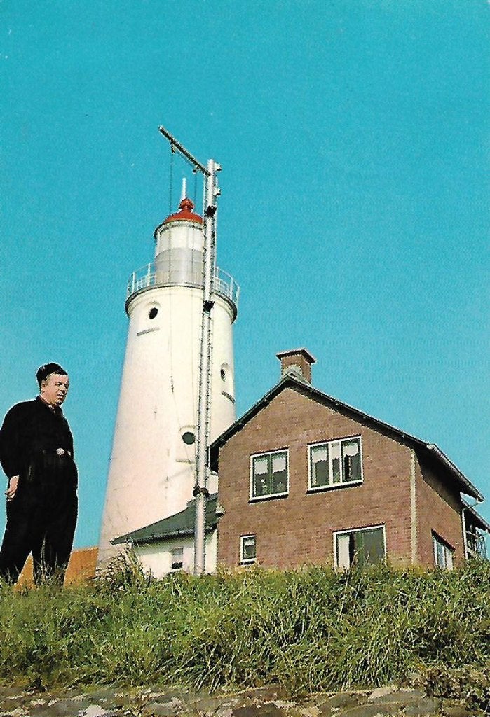 Urk- -Vuurtoren., Verzamelen, Ophalen of Verzenden, 1960 tot 1980, Gelopen, Flevoland