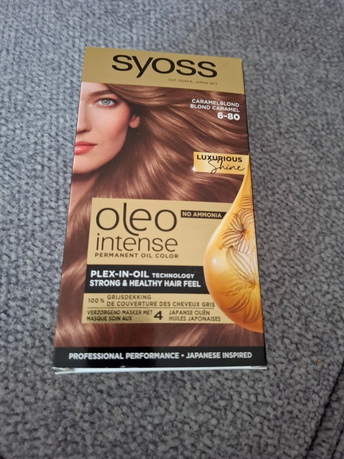 Syoss Oleo Intense Haarverf Caramelblond 6-80, Ophalen, Nieuw, Haarverzorger of -hersteller