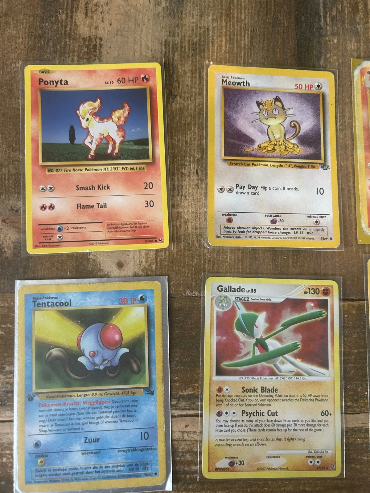 Diverse Pokémon kaarten - Ponyta, Meowth, Charmelon, etc., Hobby en Vrije tijd, Ophalen of Verzenden, Gebruikt, Meerdere kaarten