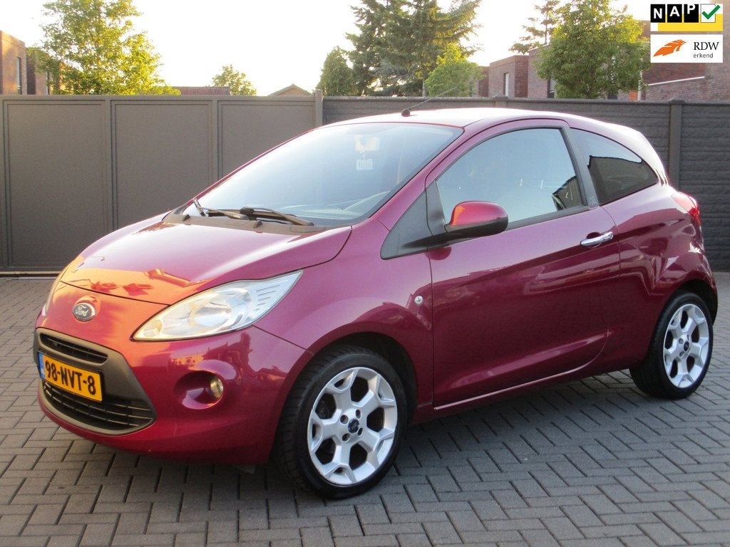Ford Ka 1.2 Titanium X Airco !, Auto's, Ford, Bedrijf, Te koop, Ka, ABS, Airbags, Airconditioning, Alarm, Boordcomputer, Centrale vergrendeling