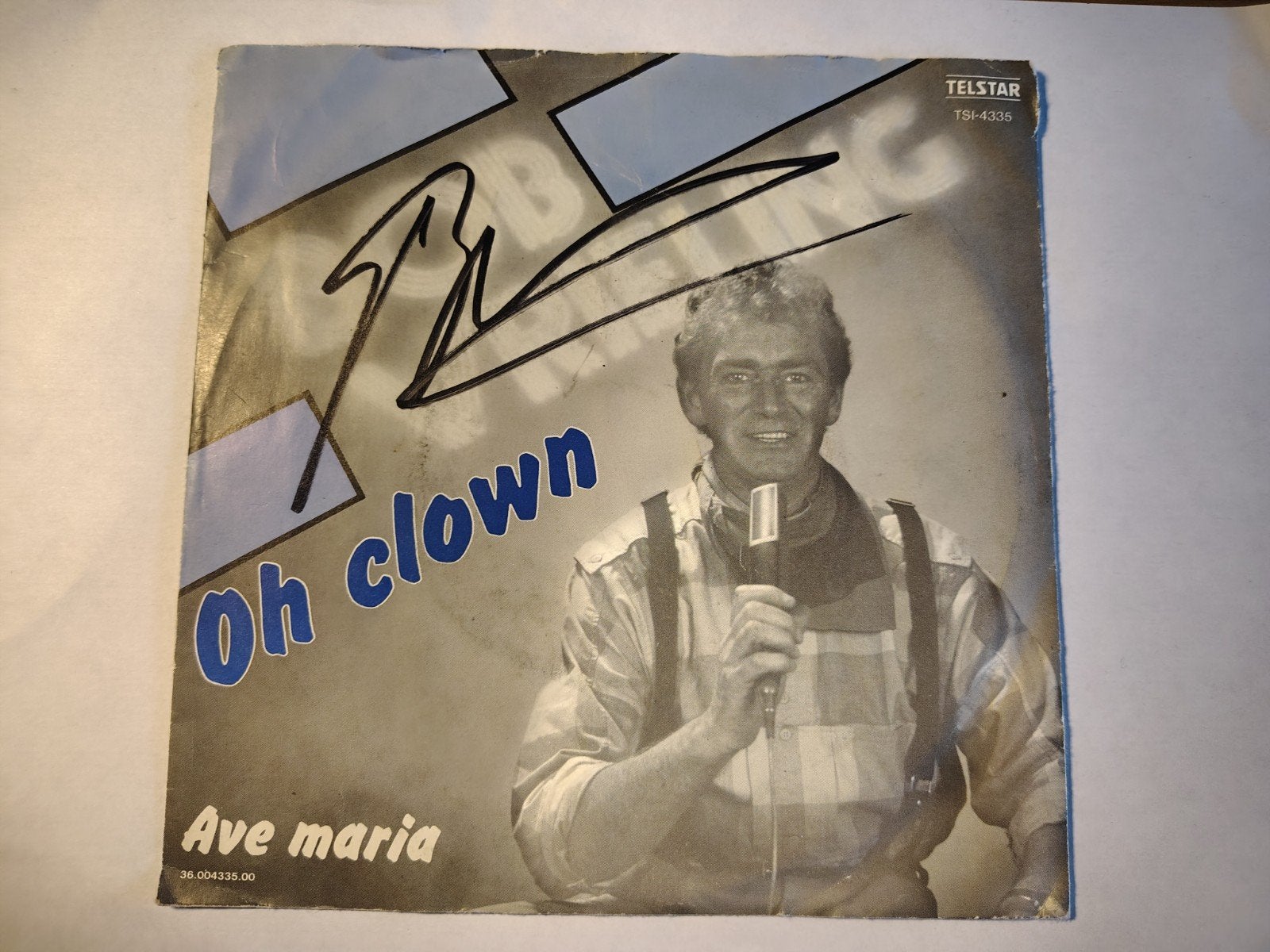 Bob Vrieling - Oh Clown 7" Single GESIGNEERD, Ophalen of Verzenden, Zo goed als nieuw, Nederlandstalig