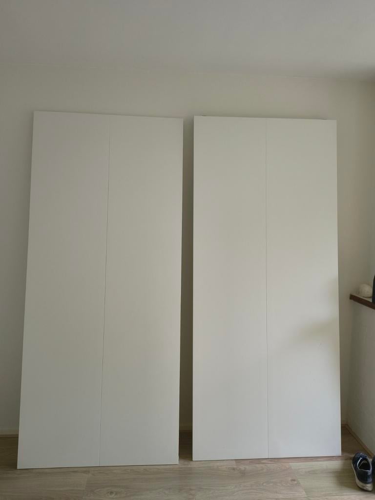 2 ikea pax kast schuifdeuren, Ophalen, 50 tot 75 cm, 150 tot 200 cm, 200 cm of meer