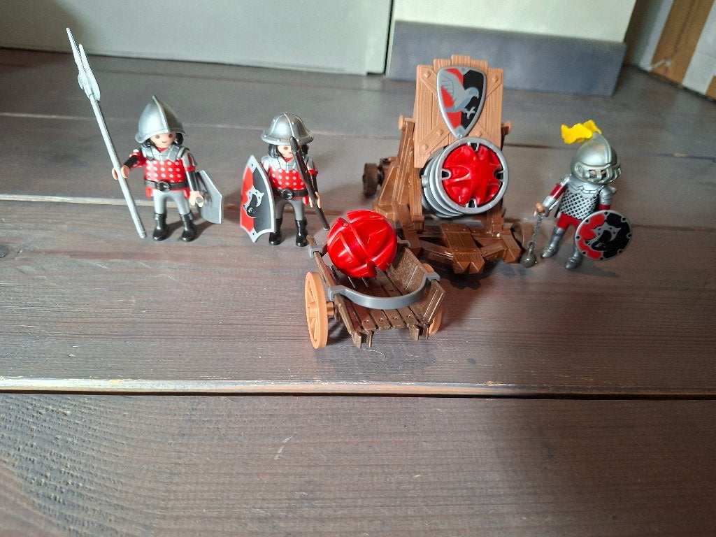 Playmobil Valkenridders   met  kanon, Complete set, Ophalen of Verzenden, Zo goed als nieuw, Knights