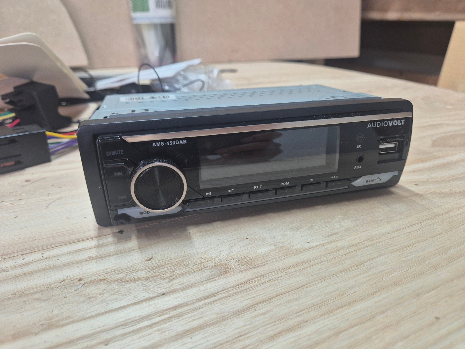 Audiovolt AMS-450DAB+ autoradio nieuw in geopende verpakking, Ophalen of Verzenden, Nieuw