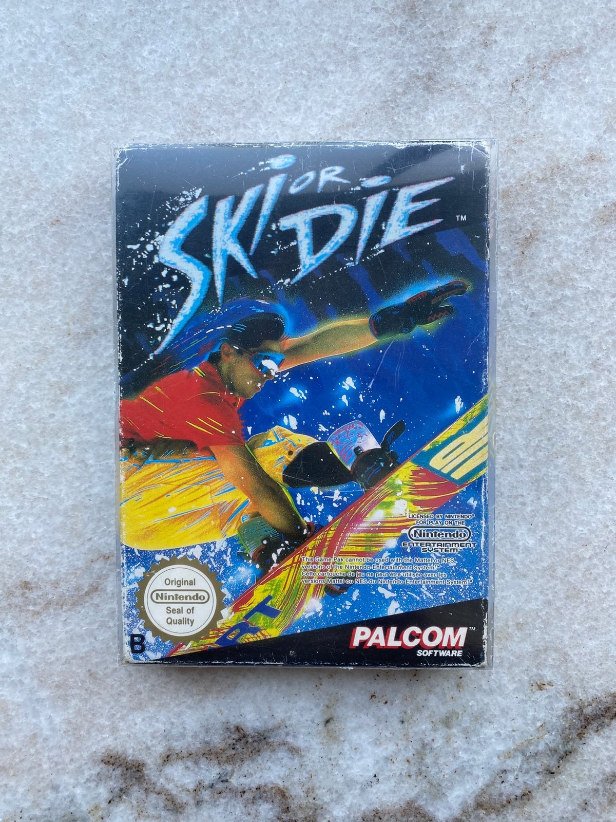 Nintendo NES Ski or Die PAL FAH – Compleet in doos (CIB), Avontuur en Actie, 1 speler, Ophalen of Verzenden, Zo goed als nieuw