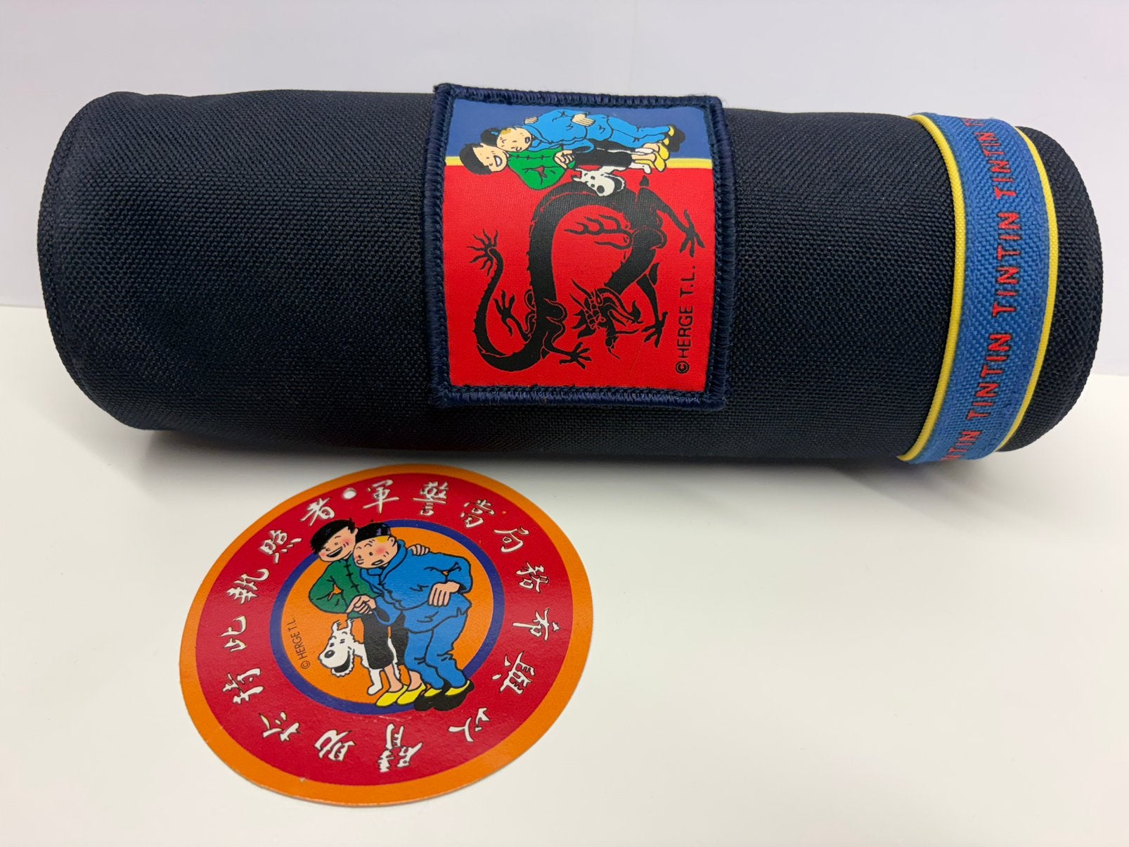 Kuifje/ Tintin; ronde etui, thema; Blauwe Lotus, Verzamelen, Ophalen of Verzenden, Kuifje, Nieuw, Gebruiksvoorwerp