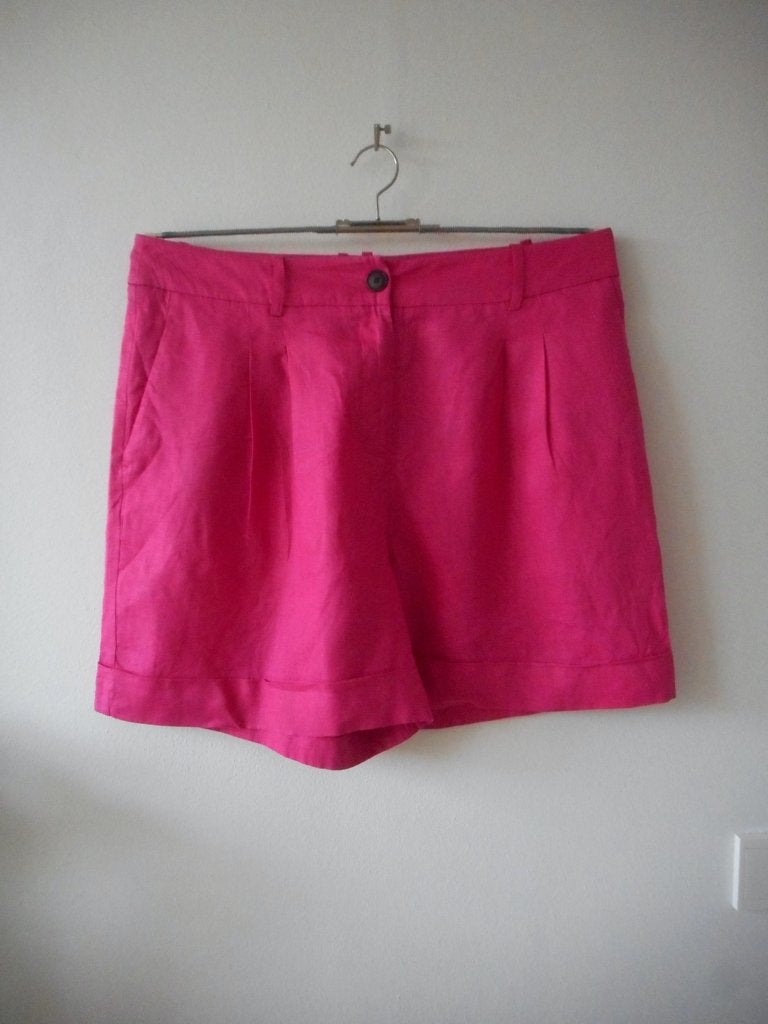 Linnen korte broek van C&A, maat 42, Kleding | Dames, Kort, Maat 42/44 (L), Ophalen of Verzenden, Zo goed als nieuw