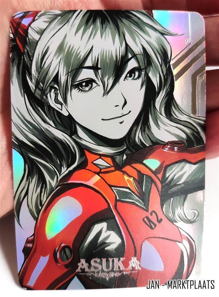 Neon Genesis Evangelion Asuka Langley Holo Foil Card #2, Verzenden, Kuifje, Nieuw, Beeldje of Figuurtje