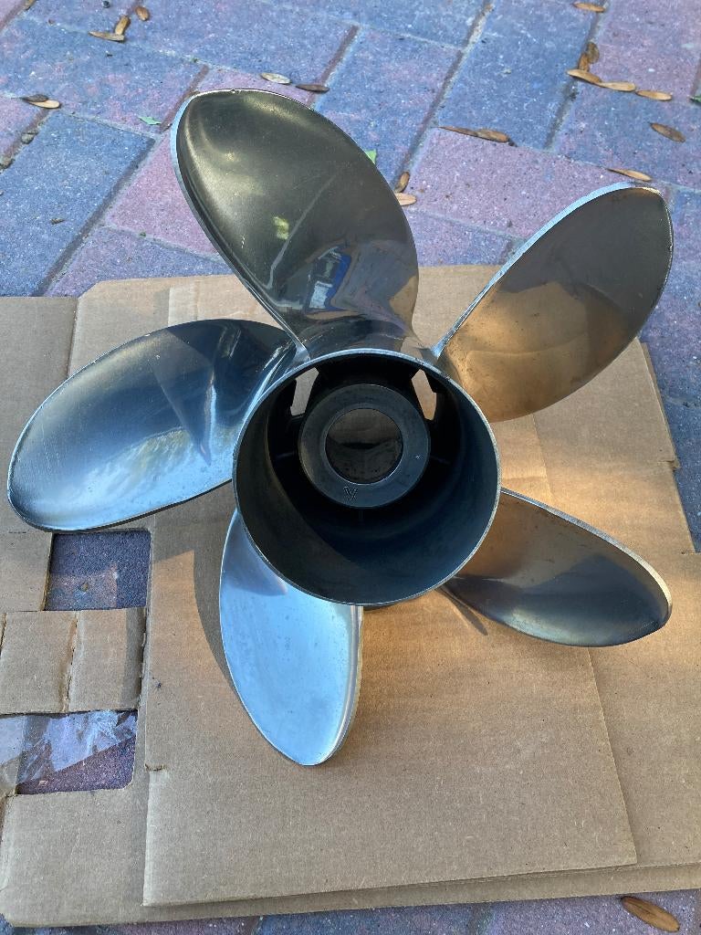 High Five 5 blads RVS schroef propeller 70-140PK BBM, Watersport en Boten, Accessoires en Onderhoud, Ophalen of Verzenden, Zo goed als nieuw