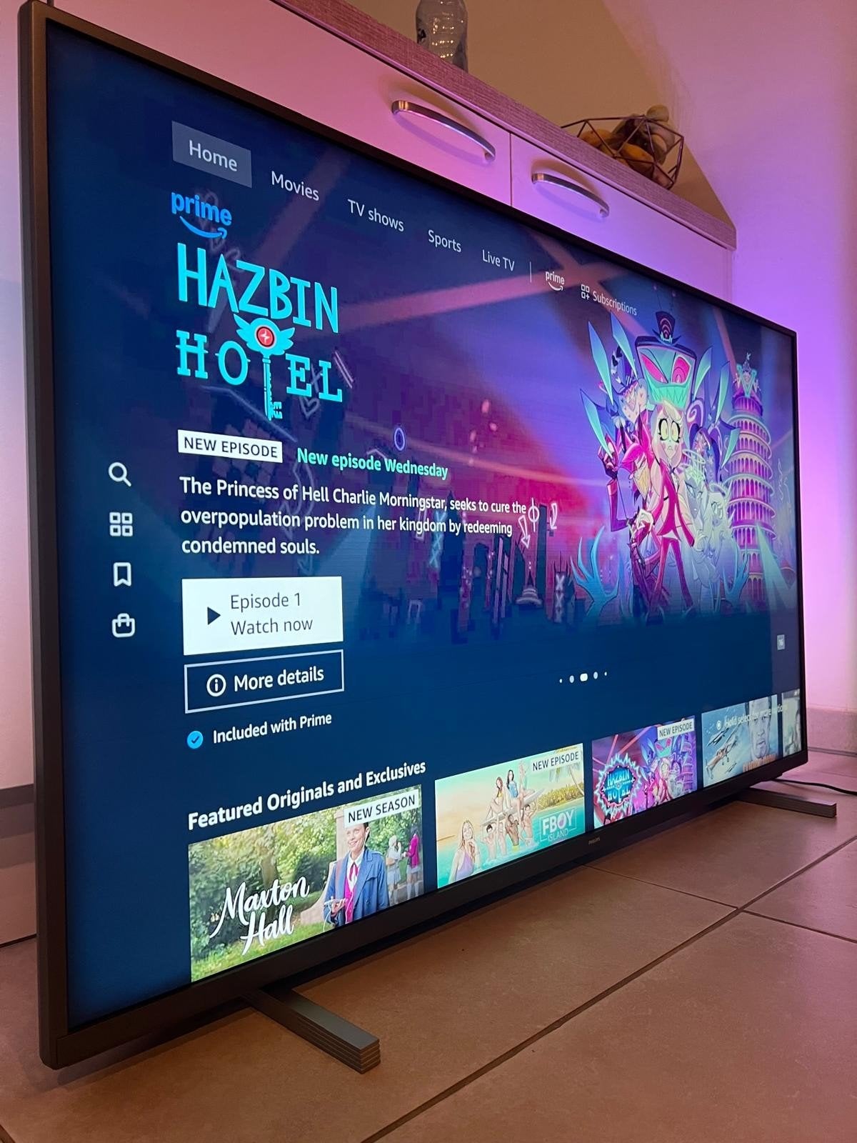 Philips 50 Inch Ambilight Smart Tv, Ophalen of Verzenden, Zo goed als nieuw