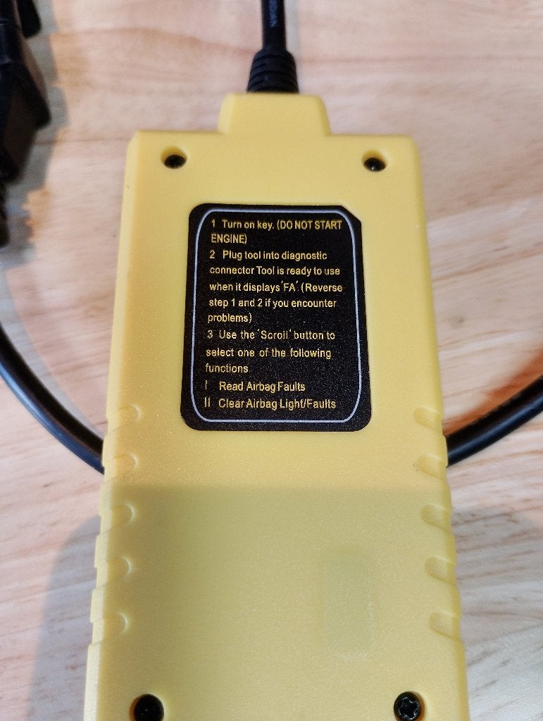 BMW B800 SRS Reset Tool + verloopkabel – airbagdiagnose BMW, Ophalen of Verzenden, Gebruikt