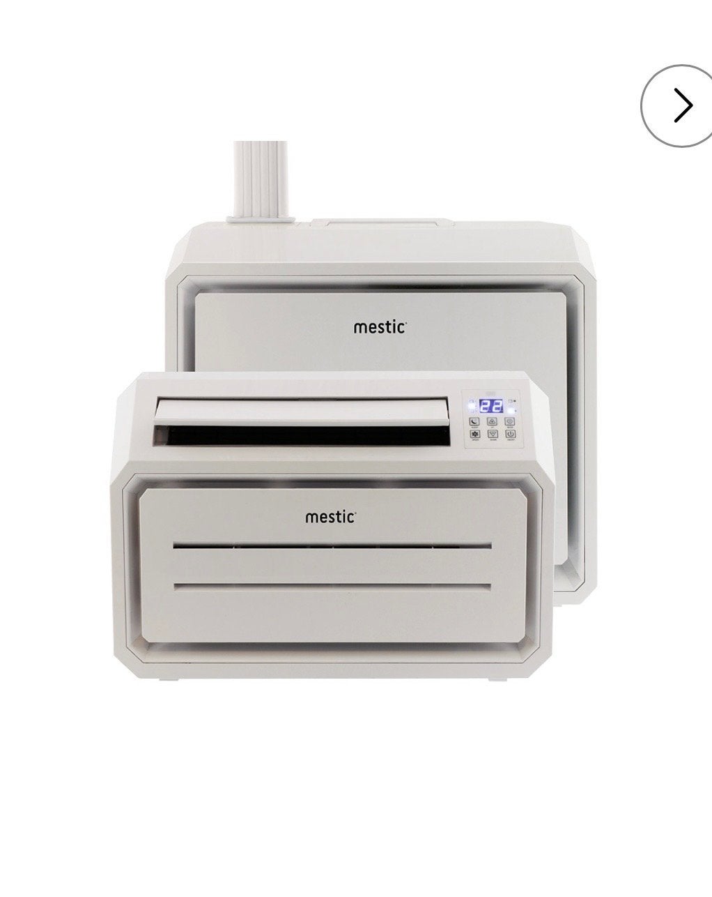 Mestic SPA-3000 split airco, Ophalen, Minder dan 60 m³, 3 snelheden of meer, Zo goed als nieuw