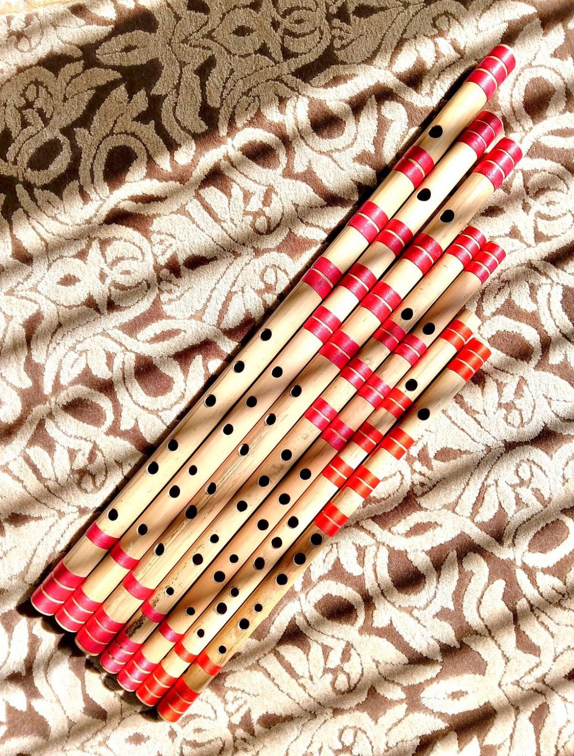 Professionele bamboefluiten ( Bansuri ) uit India, Ophalen of Verzenden, Nieuw, Tenor, Met koffer, hoes of etui