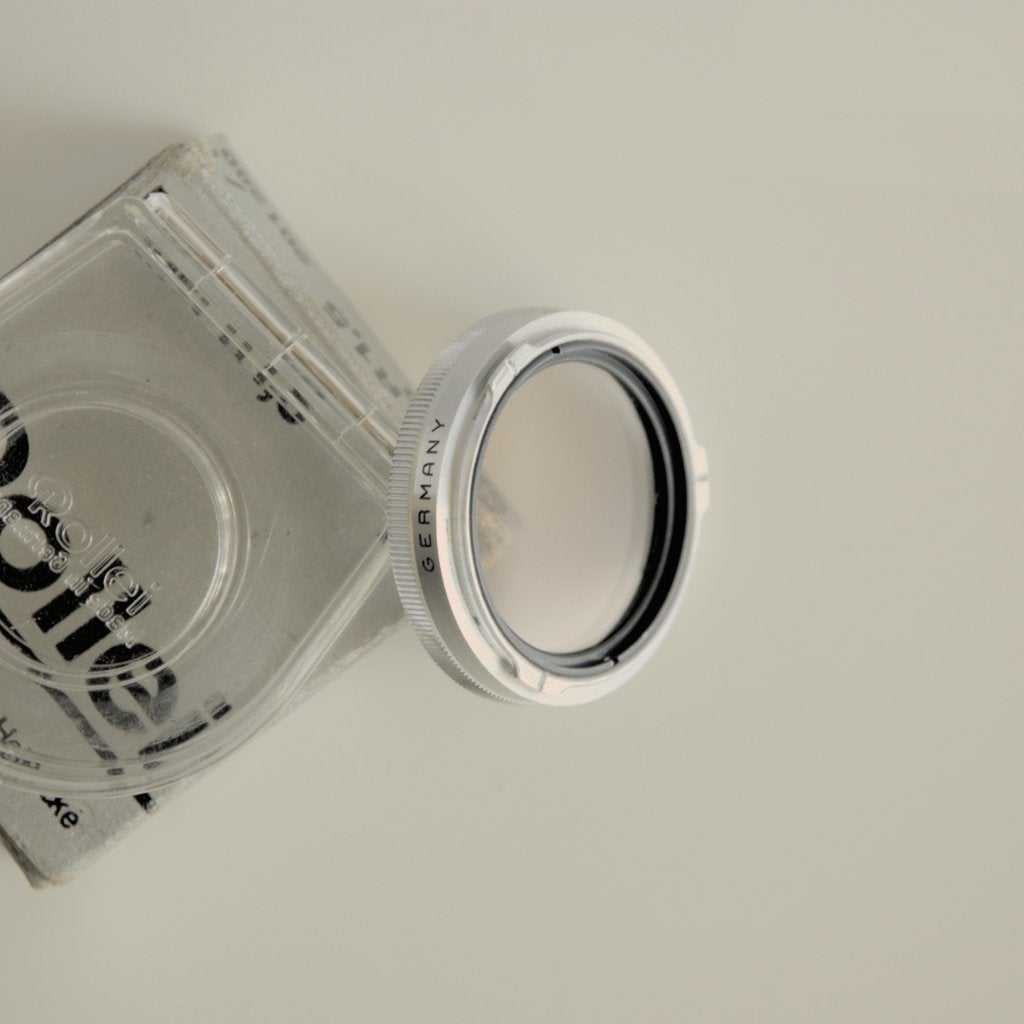 Rollei R1,5 Bay I (Rolleiflex, Rolleicord, Rollei 4x4), OVP, Gebruikt, Minder dan 50 mm, Inclusief opbergcase, Skylightfilter