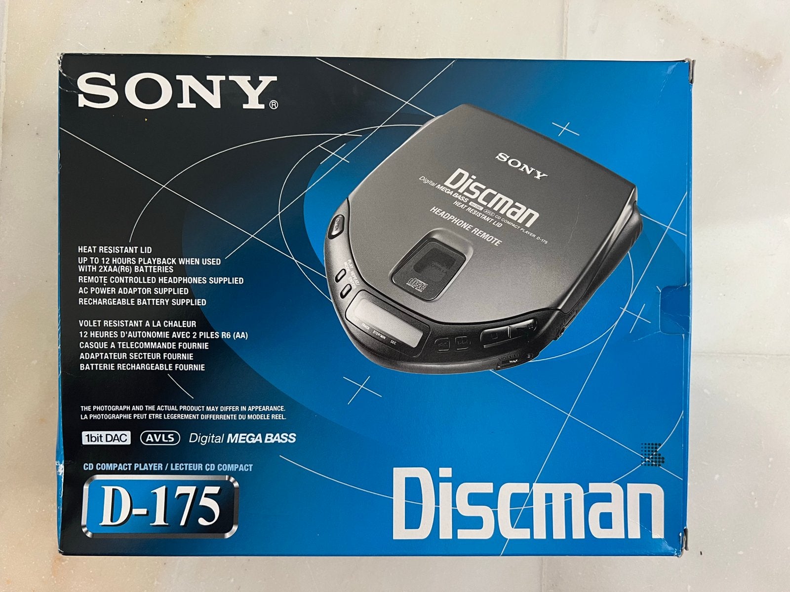 Sony Discman D-175, Ophalen of Verzenden, Discman