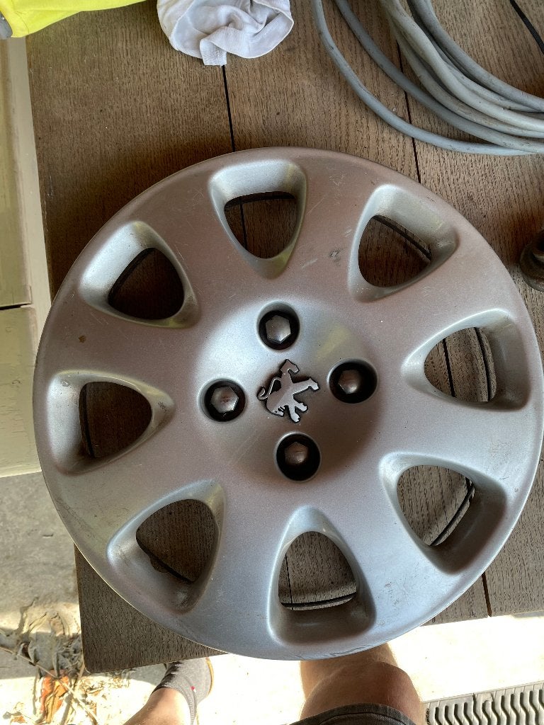 Wieldoppen Peugeot 16 inch, Auto diversen, Wieldoppen, Ophalen, Gebruikt