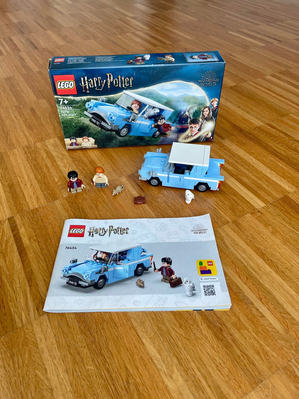 Lego Harry Potter vliegende Ford Anglia 76424, Lego, Harry Potter, Ophalen of Verzenden, Zo goed als nieuw