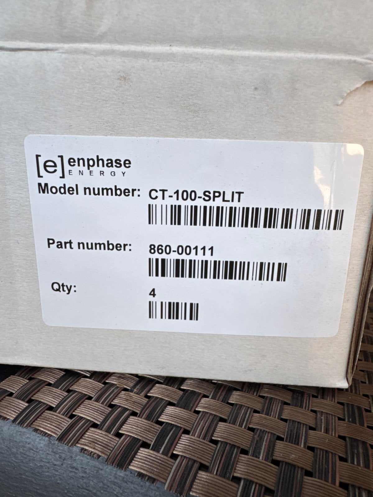 Enphase CT-200-SPLIT Stroomtransformator (4 stuks), Ophalen of Verzenden, Nieuw, Enphase, Overige typen