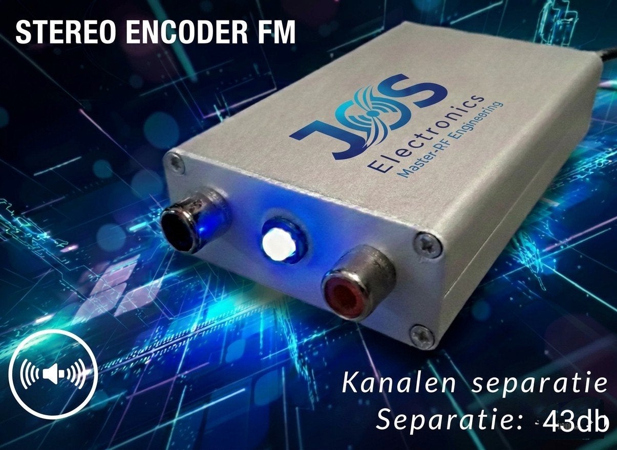 STEREO ENCODER FM - 43db - past op alle zenders, Ophalen of Verzenden, Nieuw